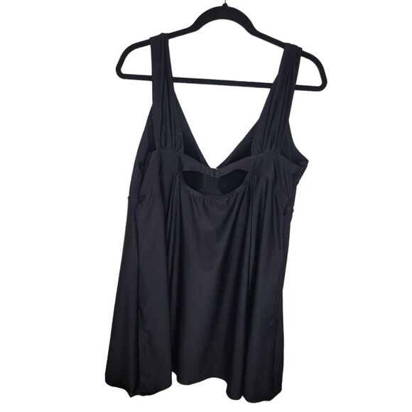Swimsuits for all black swimdress size 14 - Picture 2 of 9